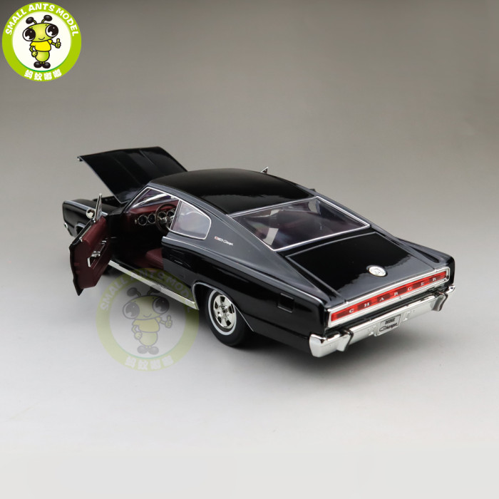 1/18 1966 DODGE CHARGER Road Signature Diecast Model Car Toys Boys Girls Gift