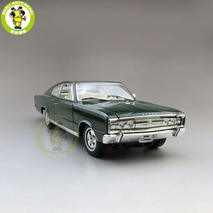 1/18 1966 DODGE CHARGER Road Signature Diecast Model Car Toys Boys Girls Gift