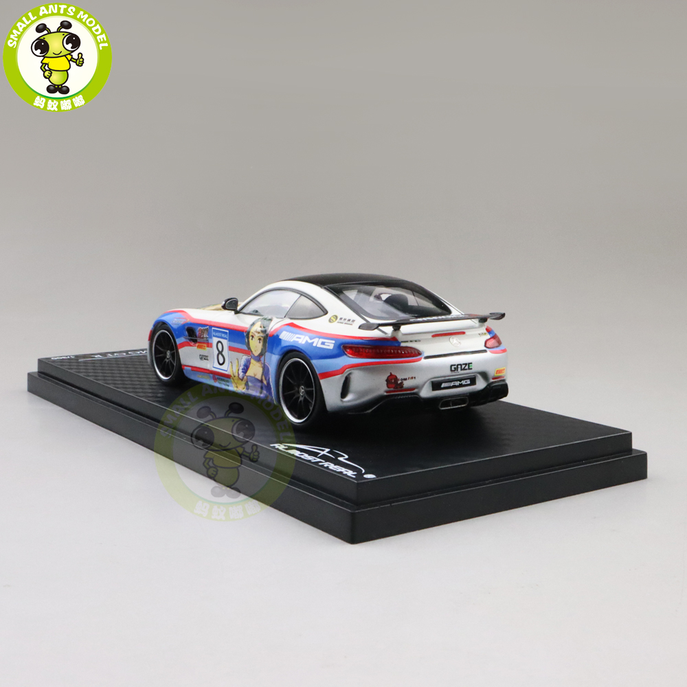 1/43 MERCEDES Benz AMG GT R Cartoon painting Almost Real Diecast