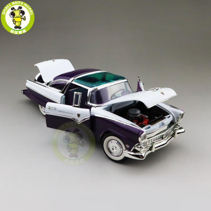 1/18 1955 Ford Crown Victoria Road Signature Diecast Model Car Toys Boys Girls Gift