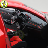 1/18 LCD Honda Civic Type-R Type R Diecast Metal Model Car Toys Boys Girls Gifts