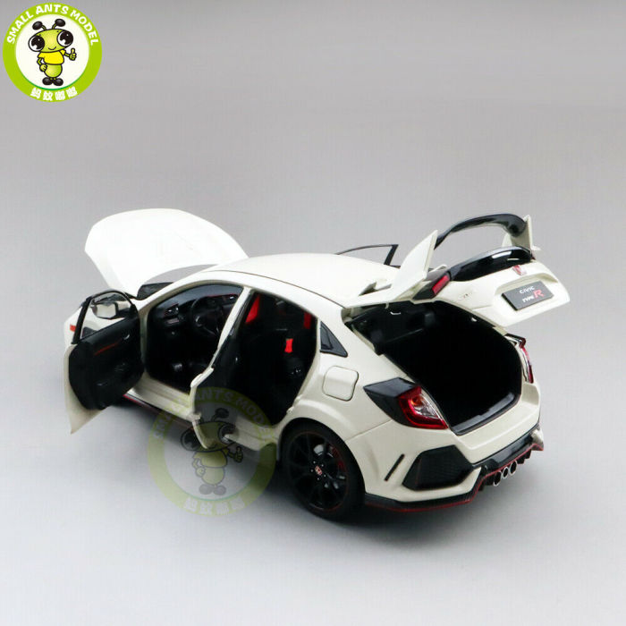 1/18 LCD Honda Civic Type-R Type R Diecast Metal Model Car Toys Boys Girls Gifts