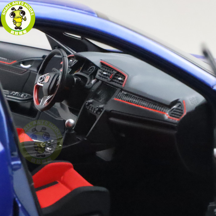 1/18 LCD Honda Civic Type-R Type R Diecast Metal Model Car Toys Boys Girls Gifts