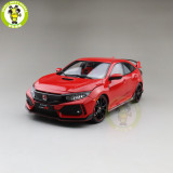 1/18 LCD Honda Civic Type-R Type R Diecast Metal Model Car Toys Boys Girls Gifts