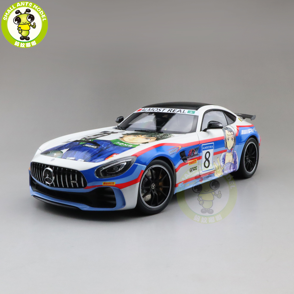 1/18 MERCEDES Benz AMG GT R Cartoon painting Almost Real Diecast