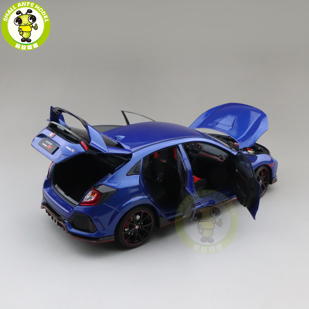 1/18 LCD Honda Civic Type-R Type R Diecast Metal Model Car Toys