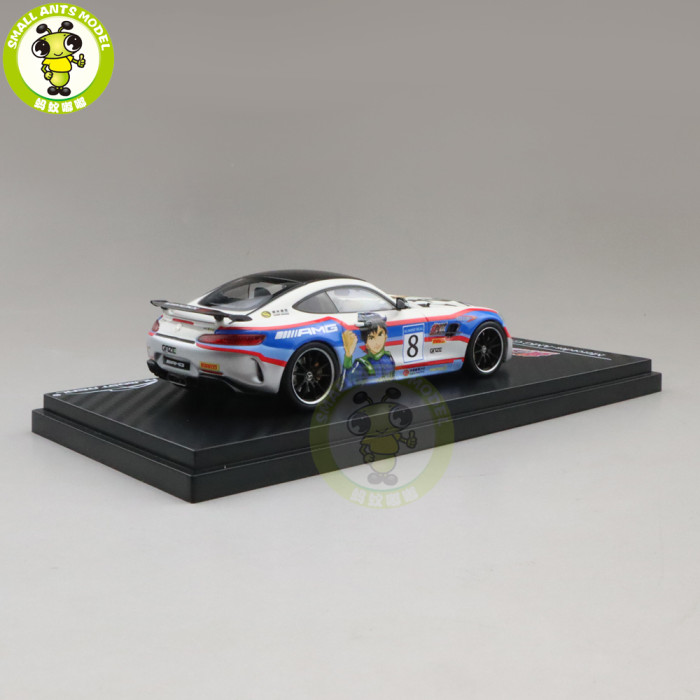 1/43 MERCEDES Benz AMG GT R Cartoon painting Almost Real Diecast Model Car Collection