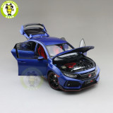 1/18 LCD Honda Civic Type-R Type R Diecast Metal Model Car Toys Boys Girls Gifts