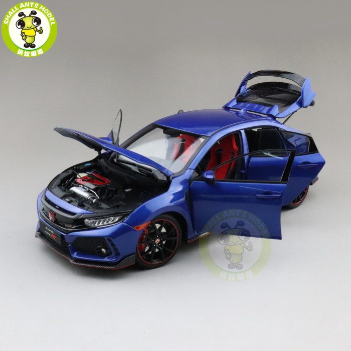 1/18 LCD Honda Civic Type-R Type R Diecast Metal Model Car Toys Boys Girls Gifts
