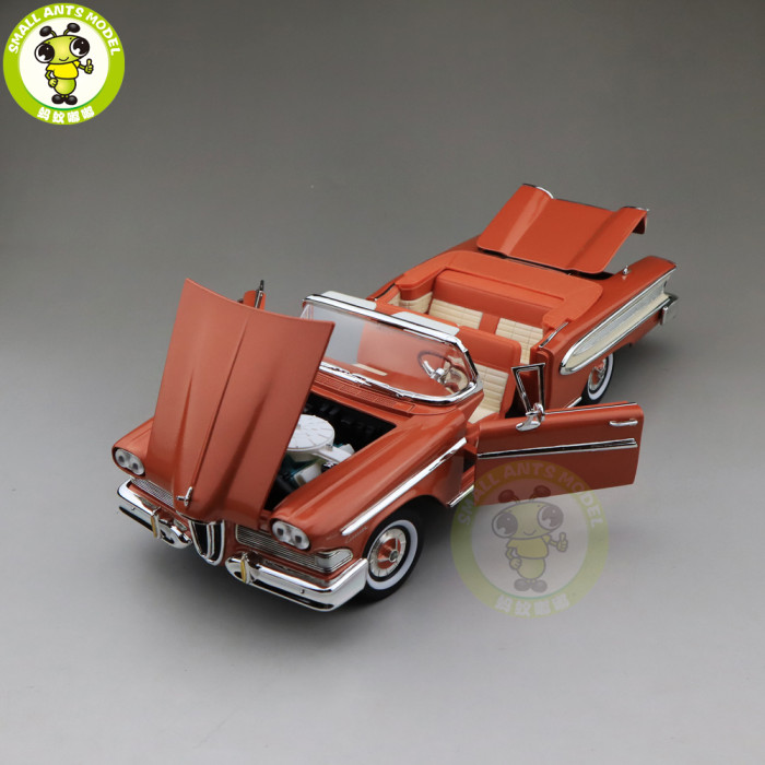 1/18 1958 Ford EDSEL CATITION Road Signature Diecast Model Car Toys Boys Girls Gift