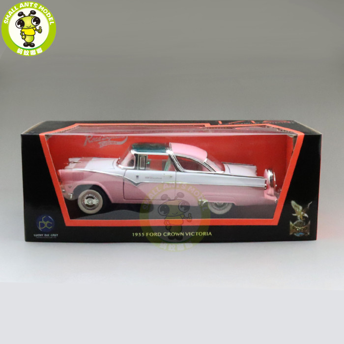 1/18 1955 Ford Crown Victoria Road Signature Diecast Model Car Toys Boys Girls Gift