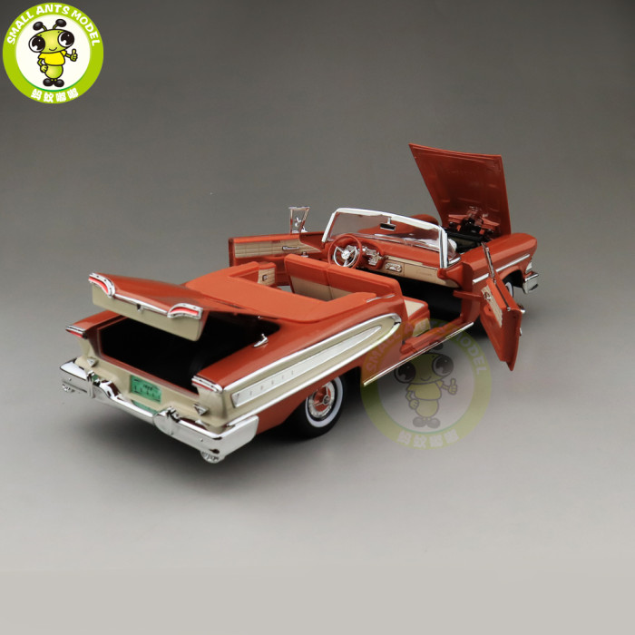 1/18 1958 Ford EDSEL CATITION Road Signature Diecast Model Car Toys Boys Girls Gift