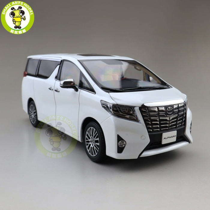 1/18 Toyota ALPHARD MPV KENGFAI Diecast Model CAR Toys kids Boy Girl Gift Collection White