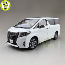 1/18 Toyota ALPHARD MPV KENGFAI Diecast Model CAR Toys kids Boy Girl Gift Collection White