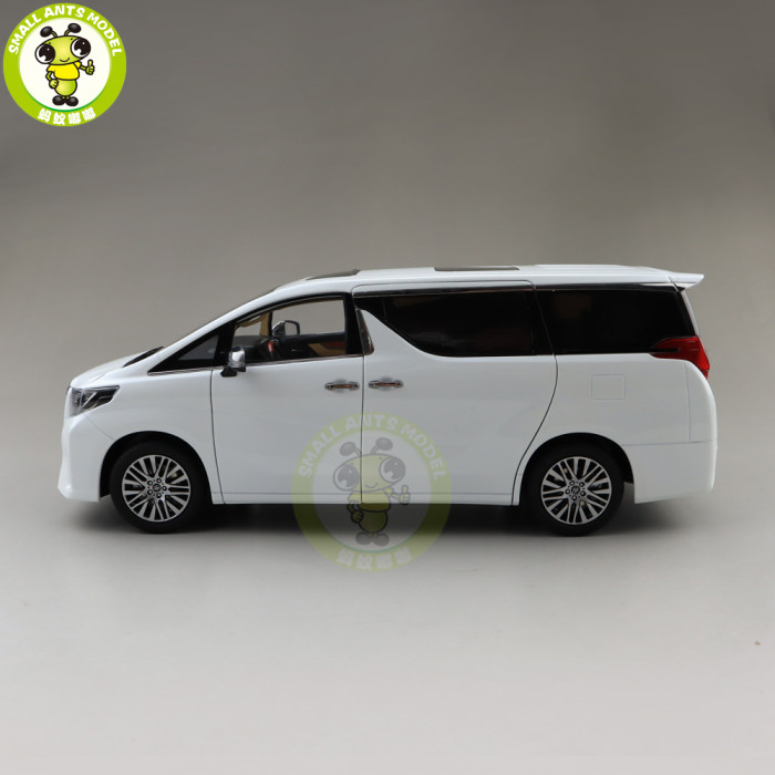 1/18 Toyota ALPHARD MPV KENGFAI Diecast Model CAR Toys kids Boy Girl Gift Collection White