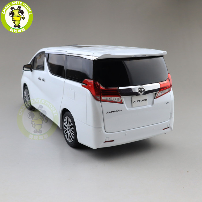 1/18 Toyota ALPHARD MPV KENGFAI Diecast Model CAR Toys kids Boy Girl Gift Collection White