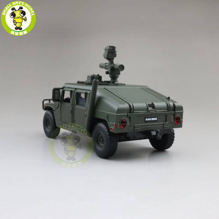 1/32 Jackiekim Hummer H1 US Military Army SUV Model Car Toys Kids Gifts