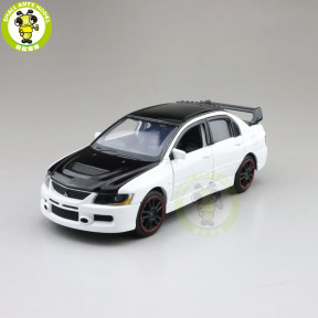 1/32 Mitsubishi Lancer EVO IX 9 with black Roof Diecast Model Car Toys Kids Gift
