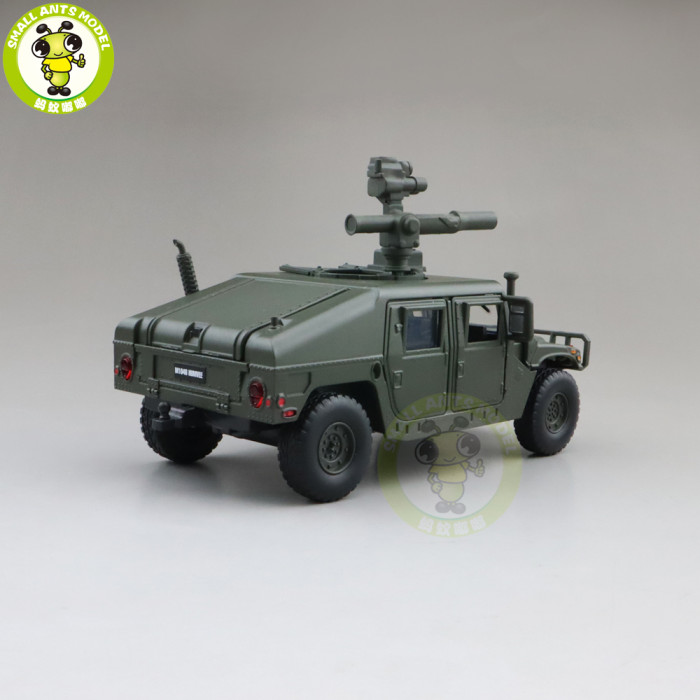 1/32 Jackiekim Hummer H1 US Military Army SUV Model Car Toys Kids Gifts