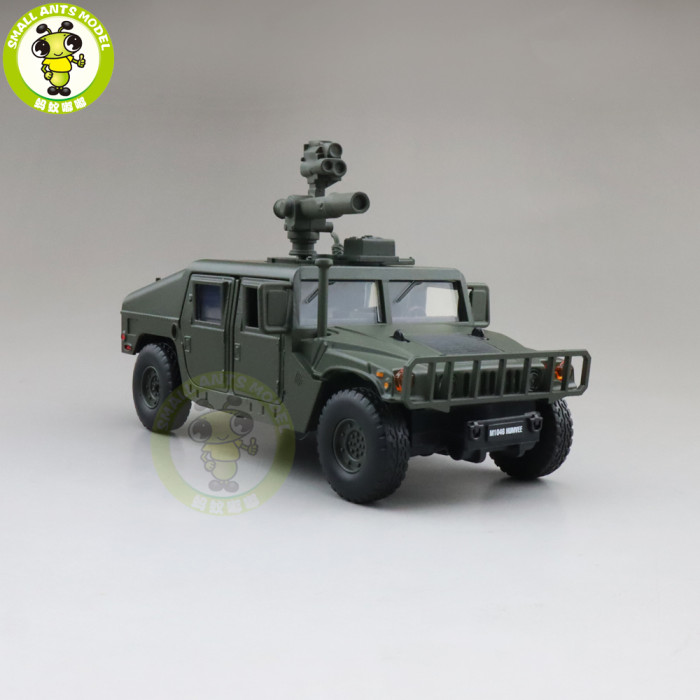 1/32 Jackiekim Hummer H1 US Military Army SUV Model Car Toys Kids Gifts