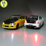 1/32 Mitsubishi Lancer EVO IX 9 with black Roof Diecast Model Car Toys Kids Gift