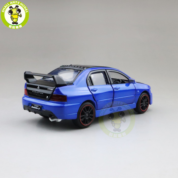 1/32 Mitsubishi Lancer EVO IX 9 with black Roof Diecast Model Car Toys Kids Gift