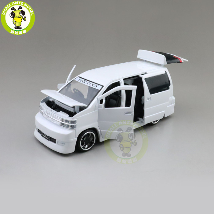 1/32 Nissan ELGRAND Jackiekim Diecast Model Car mpv Toys Kids Gifts