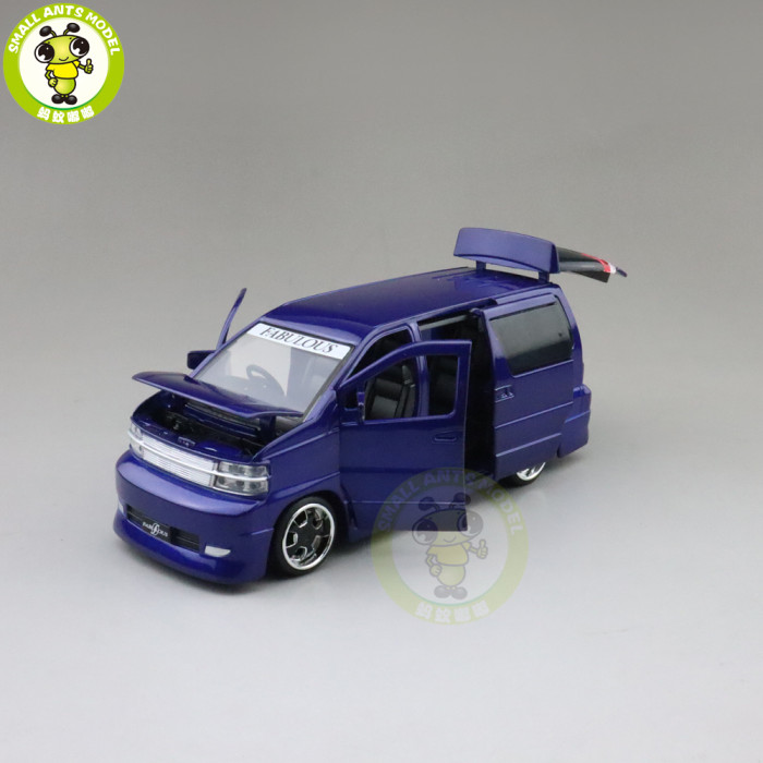 1/32 Nissan ELGRAND Jackiekim Diecast Model Car mpv Toys Kids Gifts