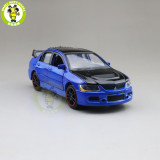 1/32 Mitsubishi Lancer EVO IX 9 with black Roof Diecast Model Car Toys Kids Gift