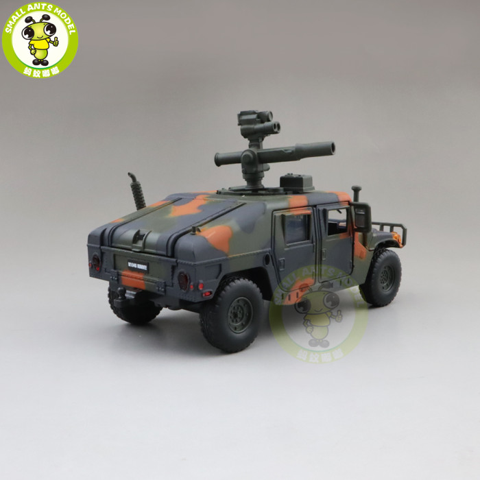 1/32 Jackiekim Hummer H1 US Military Army SUV Model Car Toys Kids Gifts