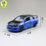 1/32 Mitsubishi Lancer EVO IX 9 with black Roof Diecast Model Car Toys Kids Gift