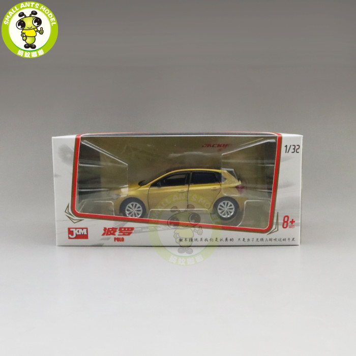 1/32 Jackiekim VW POLO PLUS Diecast MODEL CAR Toys kids Boys Girls Gifts