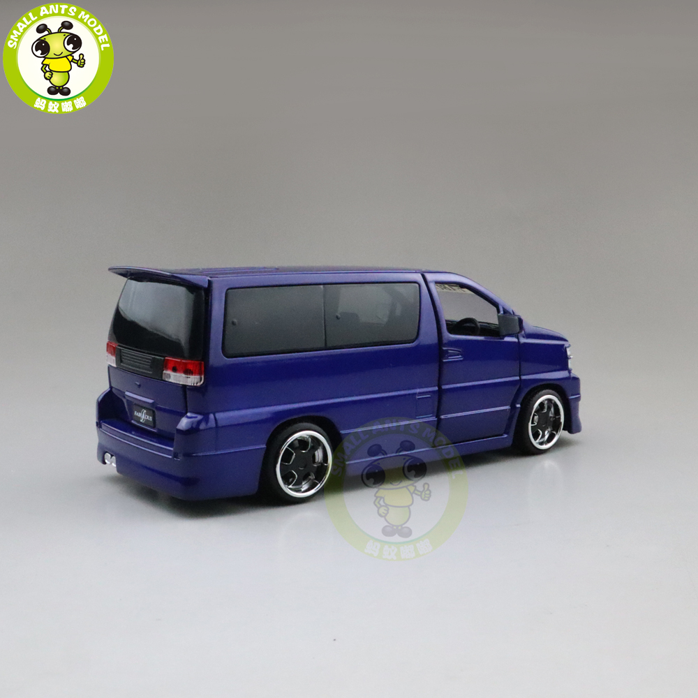 1/32 Nissan ELGRAND Jackiekim Diecast Model Car mpv Toys Kids