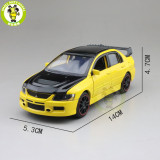 1/32 Mitsubishi Lancer EVO IX 9 with black Roof Diecast Model Car Toys Kids Gift