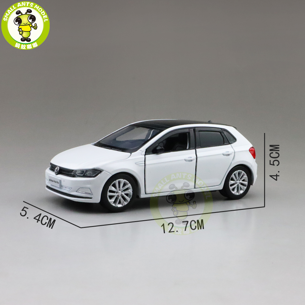 1/32 Jackiekim VW POLO PLUS Diecast MODEL CAR Toys kids Boys Girls