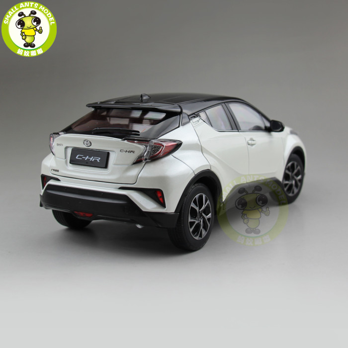 1/18 Toyota CHR C-HR Diecast SUV Car Model TOYS KIDS Boy Girl Gift White with Black top 