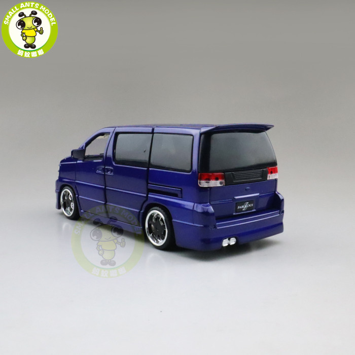1/32 Nissan ELGRAND Jackiekim Diecast Model Car mpv Toys Kids Gifts