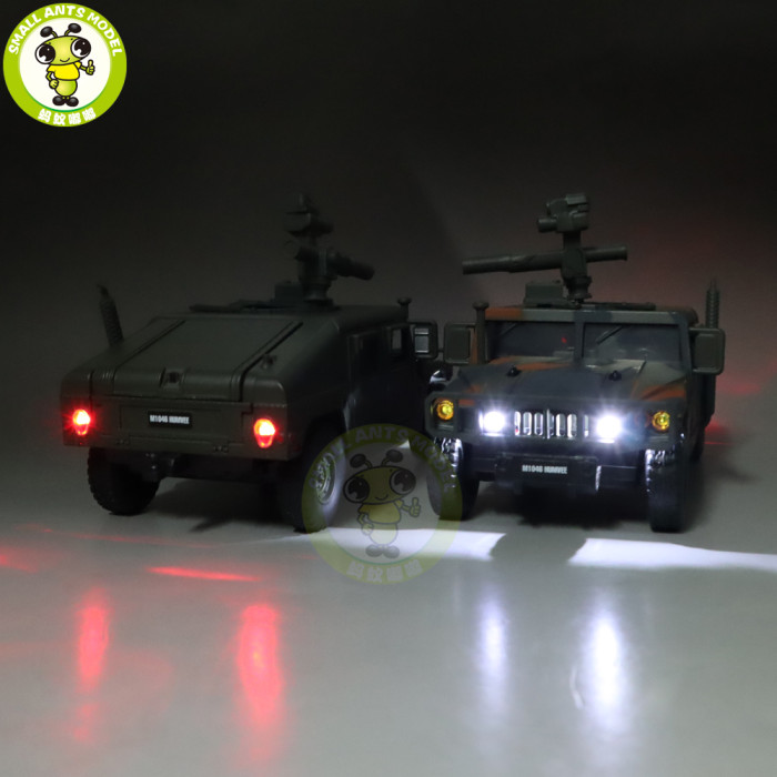 1/32 Jackiekim Hummer H1 US Military Army SUV Model Car Toys Kids Gifts
