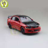 1/32 Mitsubishi Lancer EVO IX 9 with black Roof Diecast Model Car Toys Kids Gift