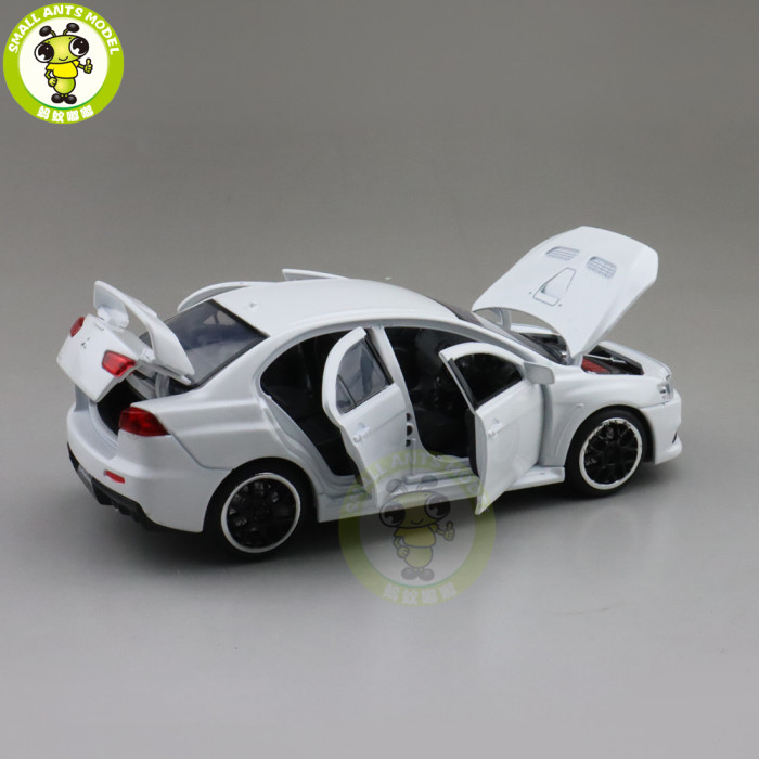 1/32 JACKIEKIM Mitsubishi Lancer EVO X 10 BBS RHD Diecast Model CAR Toys for kids Boy girl Gifts
