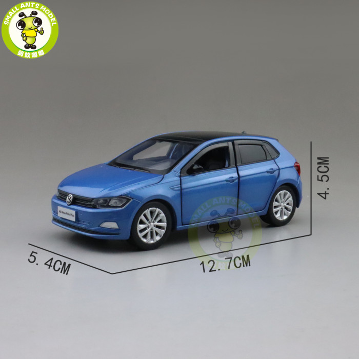 1/32 Jackiekim VW POLO PLUS Diecast MODEL CAR Toys kids Boys Girls Gifts
