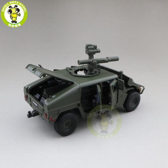 1/32 Jackiekim Hummer H1 US Military Army SUV Model Car Toys Kids Gifts