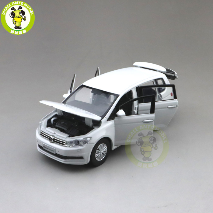1/32 Jackiekim VW Volkswagen Touran Diecast Model CAR Mpv Van Toys kids Gifts