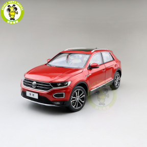 1/18 VW Volkswagen FAW T-ROC T ROC Diecast Car Model Toys KIDS Boy Girl Birthday Gift Collection Hobby Red