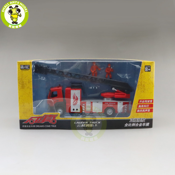 1/50 Volvo FM Ladder Fire Truck Diecast Model CAR Truck Toys kids Gifts