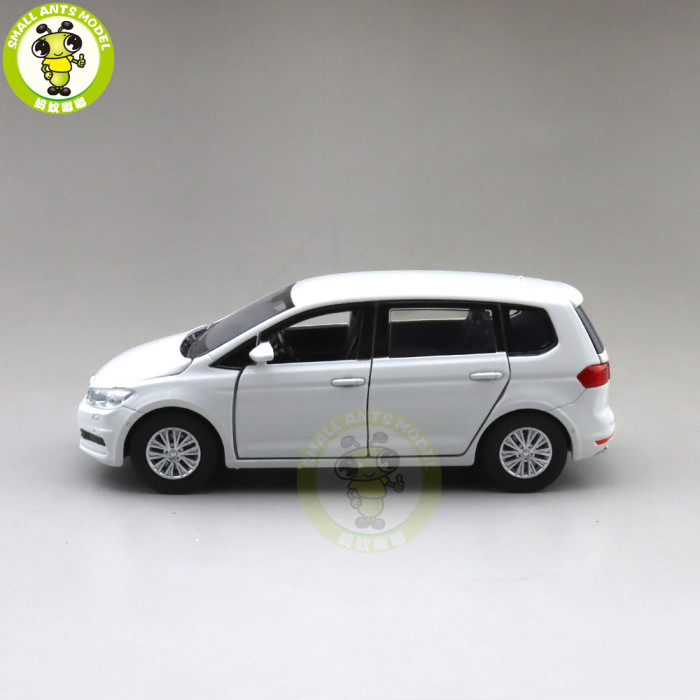 1/32 Jackiekim VW Volkswagen Touran Diecast Model CAR Mpv Van Toys kids Gifts