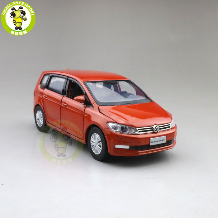 1/32 Jackiekim VW Volkswagen Touran Diecast Model CAR Mpv Van Toys kids Gifts