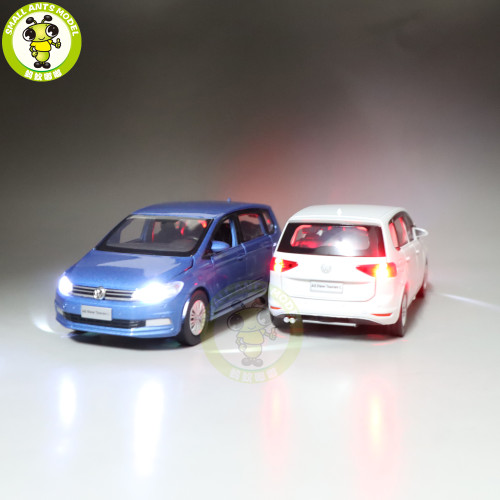 1/32 Jackiekim VW Volkswagen Touran Diecast Model CAR Mpv Van Toys kids Gifts