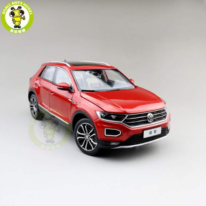 1/18 VW Volkswagen FAW T-ROC T ROC Diecast Car Model Toys KIDS Boy Girl Birthday Gift Collection Hobby Red