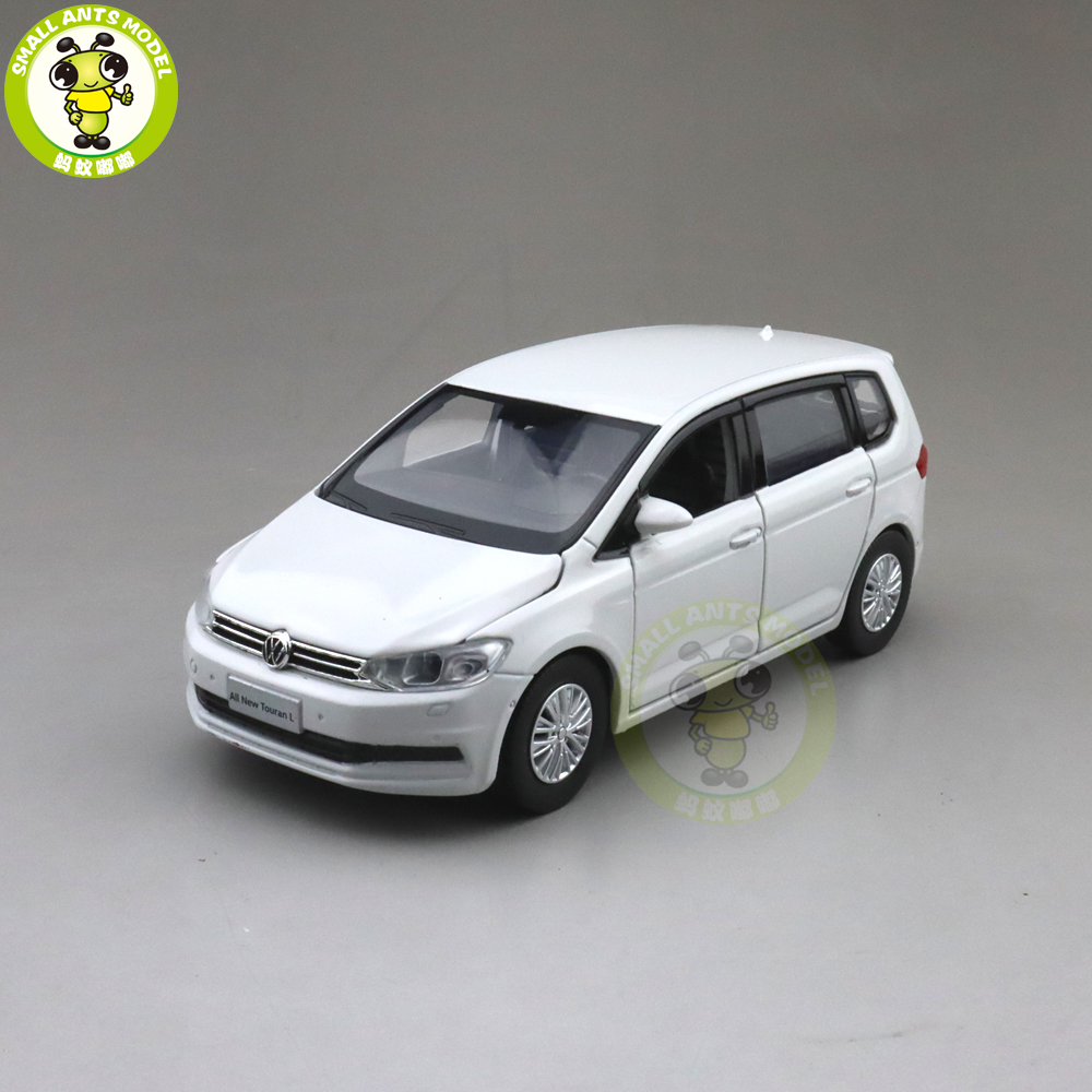 1/32 Jackiekim VW Volkswagen Touran Diecast Model CAR Mpv Van Toys